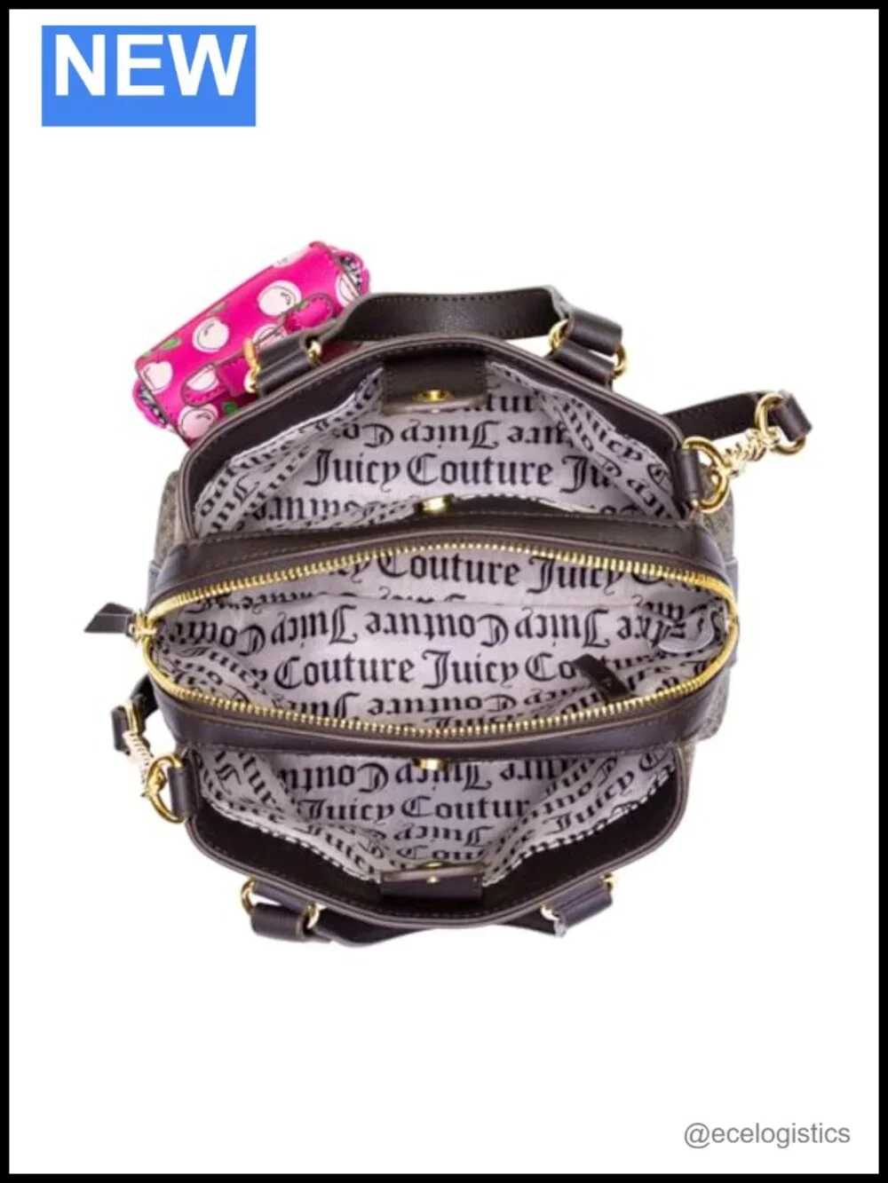 Juicy Couture Sweet Thing II Crossbody Bag Polyurethane Satchel Purse